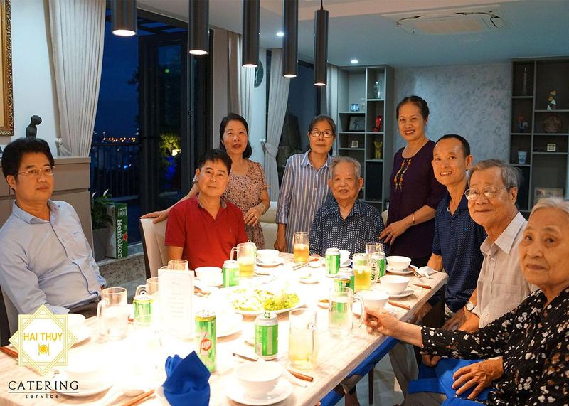 Tiệc tân gia tại nhà anh Giang, quận 7 - Hai Thụy Catering