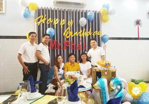 Tiệc sinh nhật 12 tuổi của Nguyên Phát được Hai Thụy Catering tổ chức 