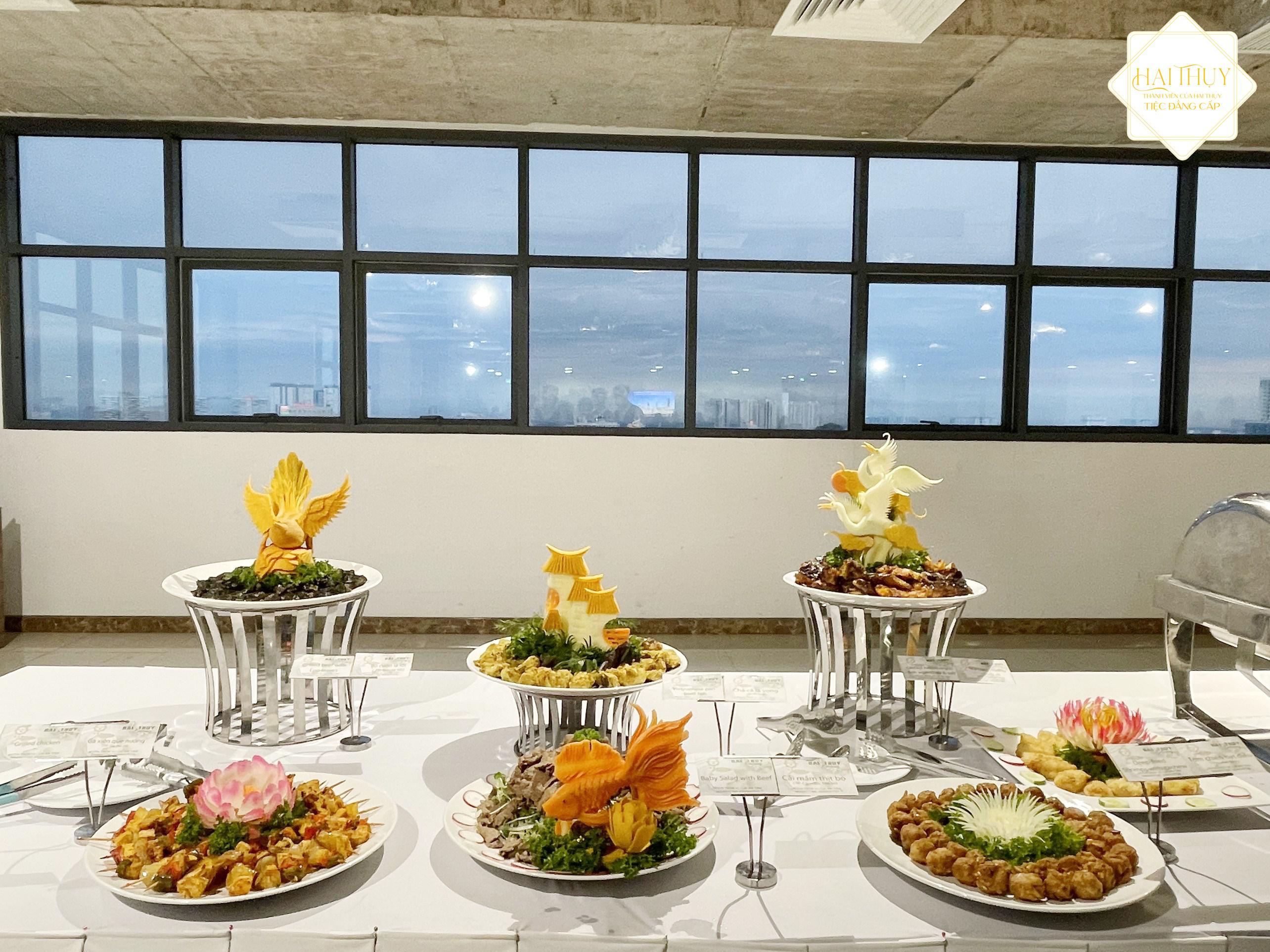 Tiệc Buffet đã được tổ chức toàn vẹn với giải pháp trọn gói từ Hai Thụy Catering 