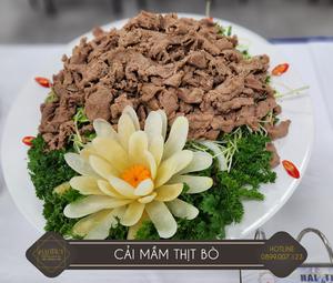 Cải mầm thịt bò